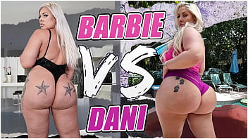 Thicc and busty babes Ashley Barbie and Mz. Dani compete in a pawg match