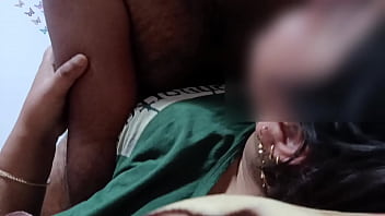 Sensual Hindi dialogue while having sex with step sister in cowgirl position