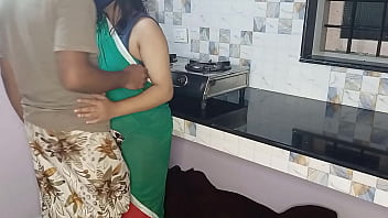 Bengali housewife Reema gets fucked on kitchen stand in the morning