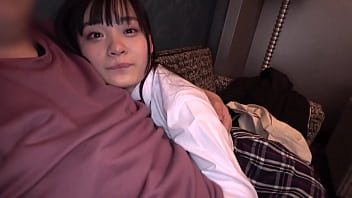 Petite Japanese teen craves more after friend's fingering and intense orgasm